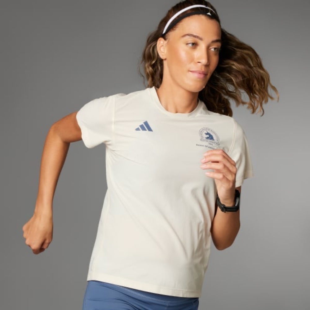 Adidas Women’s Own The Run Boston Marathon 2024 short sleeve